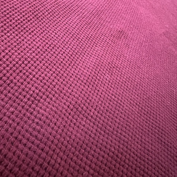 Eddie Bauer Thermal Henley Maroon - Picture 12 of 12